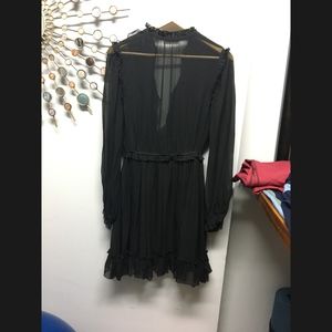 Ulla Johnson Black Sheer Dress